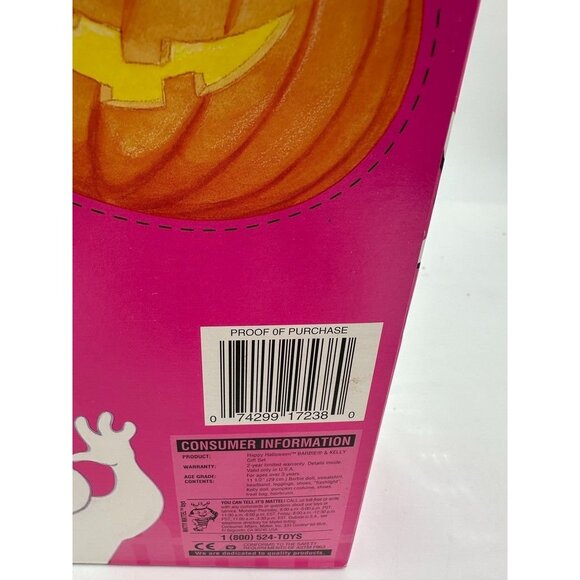 Vintage 1996 NIB NRFB Mattel Barbie and Kelly Halloween Gift Set 17238 - Picture 4 of 8